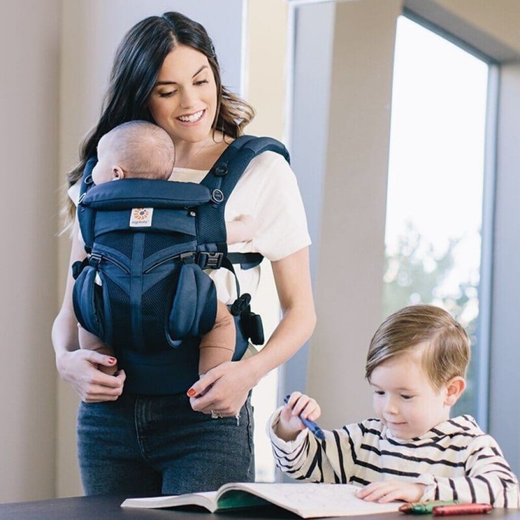 Porte Bébé - BreathBabyBag™ - Bleu Marine - Foyer Bébé